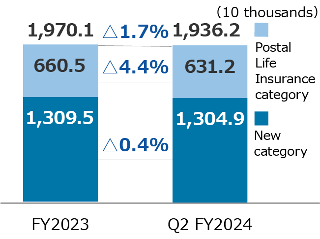 Number of Policies in Force (Individual Insurance)