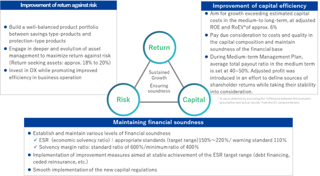 Initiatives in Reviewed Medium-term Management Plan（Management Conscious of Capital Efficiency）