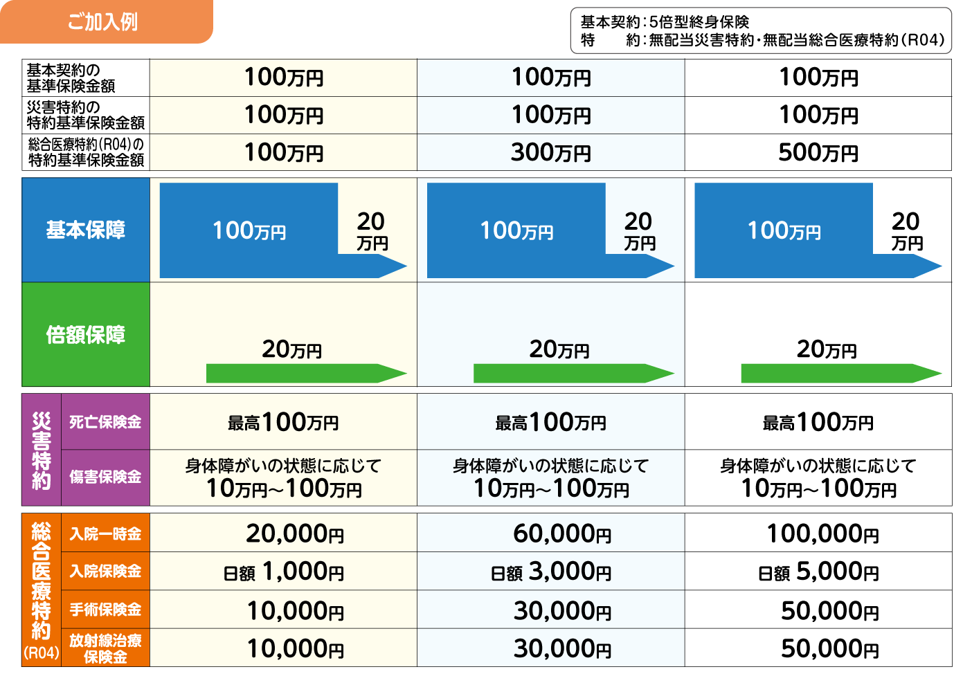 ご加入例